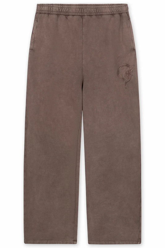 FAVELA-BROWN SAND WASHED DART JOGGER